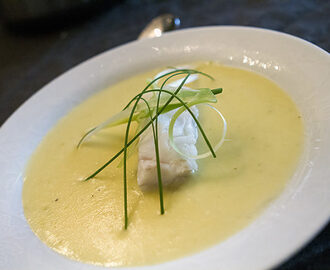 Purre og potetsuppe med torsk, litt fest i hverdagen