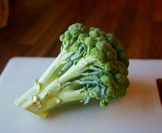 Oppskrift på mos av brokkoli.