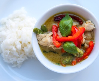 En äkta Thai green curry