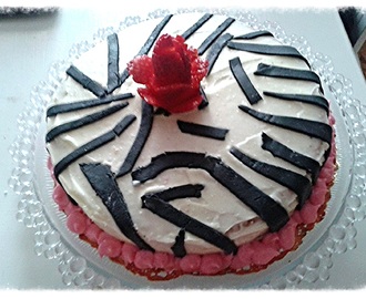 Zebra tårta