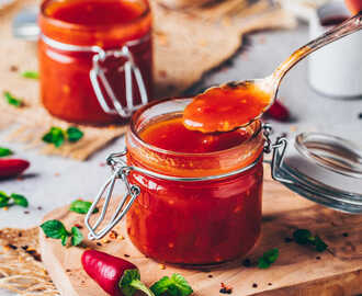 Sweet Chili Sauce Recipe (Vegan, Gluten-free)