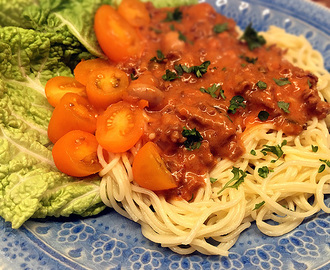 Smakrik italiensk kalvragu till middag!