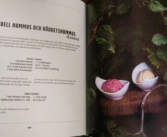 Recept på hummus och rödbetshummus från Bönkokboken