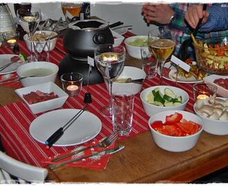 Fondue med fyra goda såser