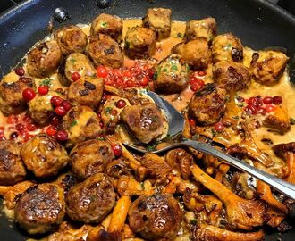 Malin Sofia Magdalena Jansson on Instagram: “I #samarbete med @scan_smakenavsverige . ? Lyxiga köttbullar med kantareller & vilt-gräddsås ? Nämen bara kolla in det här ? Det är ju…”