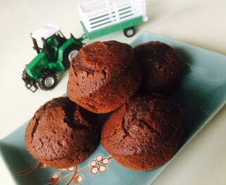 Himmelska chokladmuffins