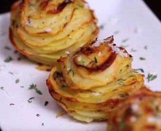 Så gör du läckra potatisrosor med parmesan!