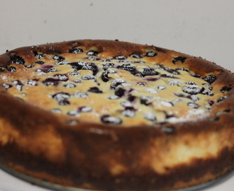 New York blueberry cheesecake