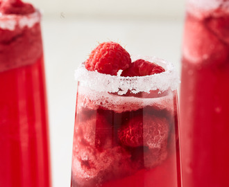 Raspberry Mimosas