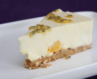 Mangocheesecake med vit choklad