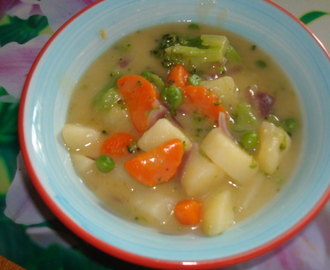 Krämig grönsakssoppa