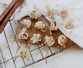 Mini No Bake Gluten and Lactose Free Cinnamon Bun Rolls