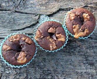 Dumlesnacks-muffins och test av ätbara muffinsformar