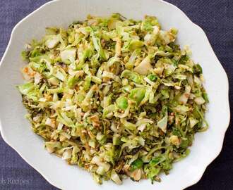 Shaved Brussels Sprouts with Lemon
