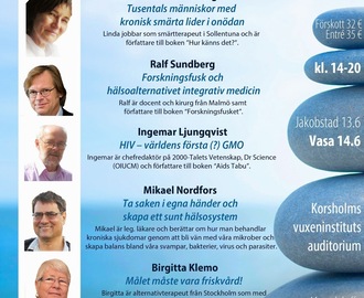 Lyssna till några av Sveriges duktigaste terapeuter, författare, läkare och experter!