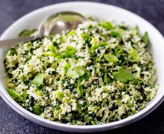 Green Cauliflower Rice