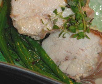 Parmalindad kycklingfilé med balsamsås