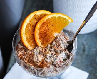 Overnight oats med apelsin och vanilj | SWEATLI