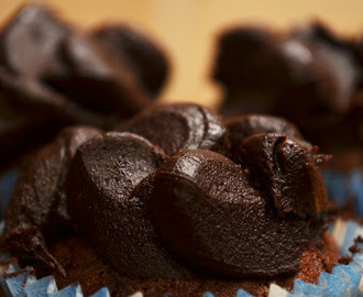 Djävulska minichokladcupcakes
