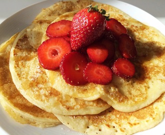 Glutenfria amerikanska pannkakor