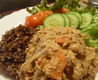 Varm tonfiskröra med quinoa