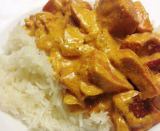 Korvstroganoff med currysmak
