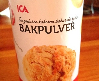 Bakpulver...