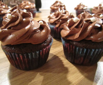 Superchoklad cupcakes