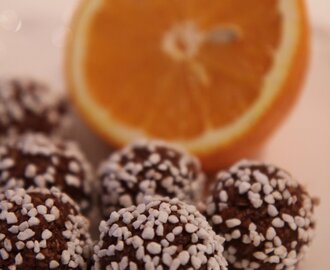 Chokladbollar med apelsin