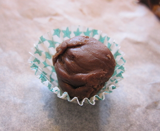 Chokladtryffel med apelsinkola