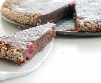 Hallonkladdkaka