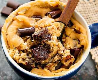 Peanut Butter Chocolate Chip Mug Cake