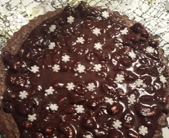 Wonderful Winterland – Snö & ännu mer insnöad – Apelsin Choklad Kola kaka