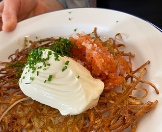 Frasiga rårakor med stenbitsrom och creme fraiche