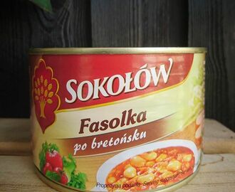 #Prepptest - Sokolów bakade vita bönor med fläsk- och nötkorv, skinka och fläskkött. Bra smak trots smakförstärkare och övriga konsistensgivare. Lite ris, pasta eller knäckebröd till så är burken för 23 spänn / 400 g / 450 kcal på Willys helt schysst. #Konservburk med plastad insida, dvs värms maten upp i ett annat kärl om man inte gillar ? smaken av plast. #PrepperSE #Krisberedskap #Strömavbrott #Konservknäppis #Lunch #Spisat