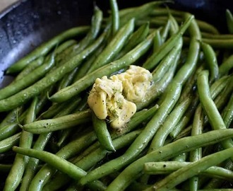 Skillet Green Beans with Dill Herbed Butter
