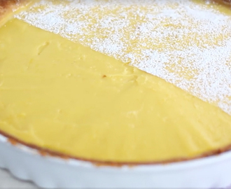 Posiblemente esta sea la tarta de limón más fácil de hacer que hayas visto nunca