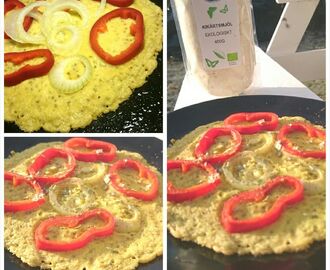 "Omelett" på kikärtsmjöl - vegan