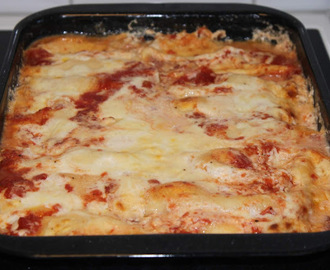 Cannelloni med tre sorters ost