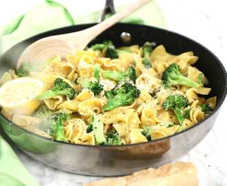 pasta med broccoli och parmesan 