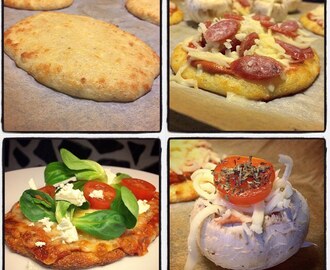 LCHF Halloumi pizzabotten