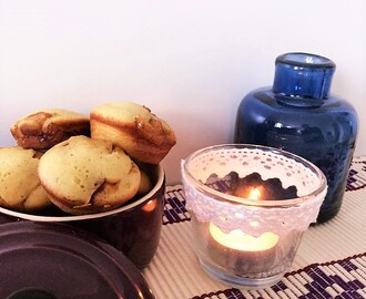 Minimuffins fyllda med äpple-& kanelkaramell
