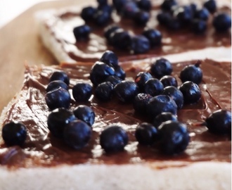 French toast roll ups med nutella och blåbärscheese