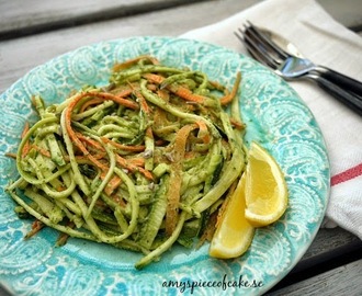 Zucchini Noodles with Creamy Avocado Sauce