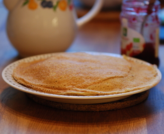 Glutenfria och mjölkfria pannkakor