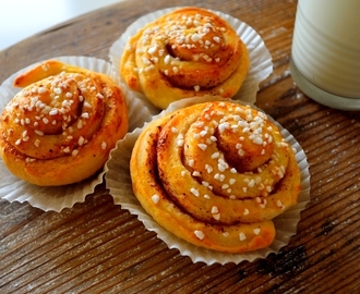 Kanelbullar med kardemumma