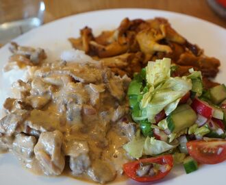 Härlig biffstroganof med en modern twist