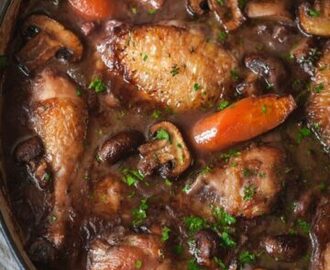 Coq Au Vin, the Ultimate One Pot Dinner