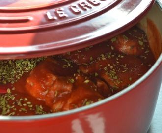 Vintergryta på kalvkött kryddad med chili, oregano och spiskummin :)