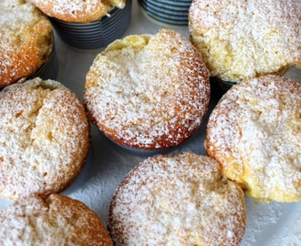 Citronmuffins med lemoncurd